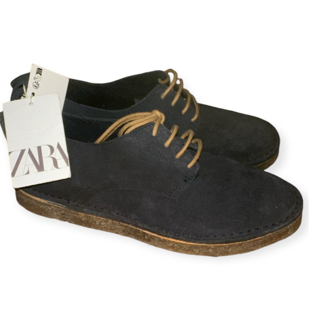 Boys New Suede Lace Up Shoes